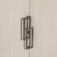 Crestview Hex Cabinet | 40’’ | 2 Cream Doors w Nickel Handles | Tan Brown CCL-CVFDR1218