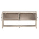 Crestview Saly Sofa Console Table | 72’’ | 4 Doors & Shelf | Light Gray CCL-CVFDR1219