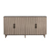 Crestview Tely 4 Door Sideboard Buffet Cabinet | 76’’ | Tan Brown CCL-CVFDR1222