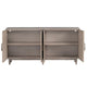 Crestview Tely 4 Door Sideboard Buffet Cabinet | 76’’ | Tan Brown CCL-CVFDR1222