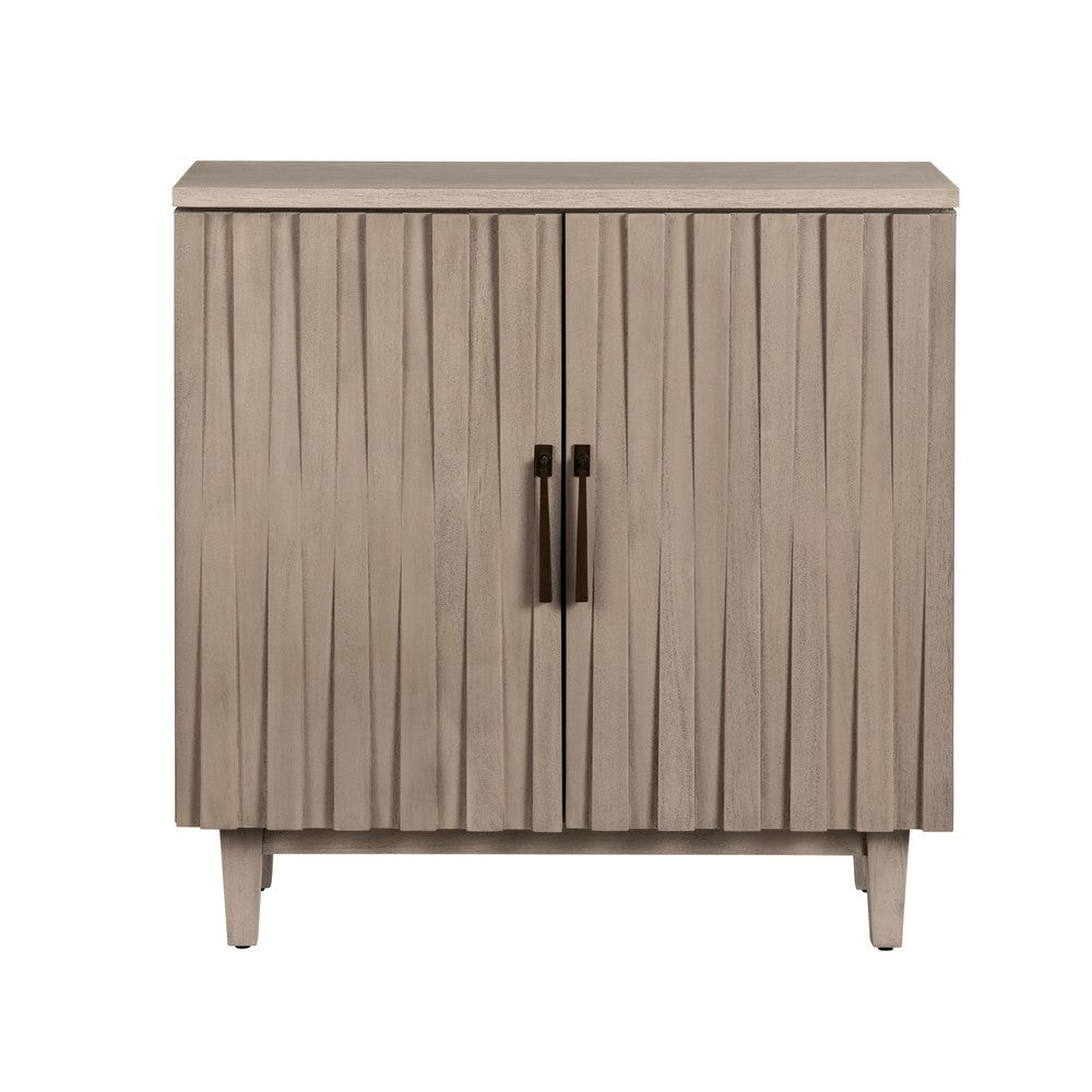 Crestview Tely Cabinet | 38’’ | 2 Slatted Doors | Dark Tan Brown CCL-CVFDR1223