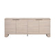 Crestview Pia Media Cabinet Credenza | 80’’ | Cream 4 Reeded Doors CCL-CVFDR1228