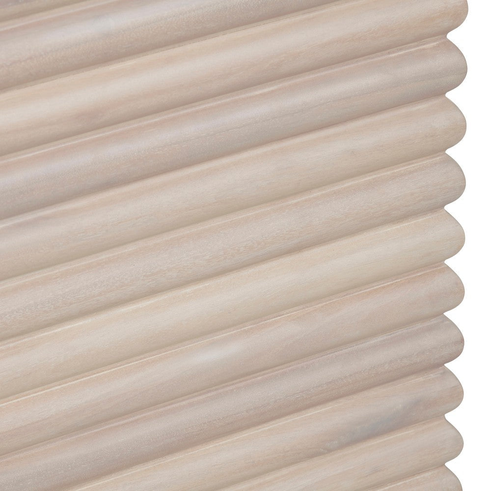 Crestview Cabinet 40’’ | Cream Reeded Wood Doors with Brass CCL-CVFDR1229