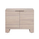Crestview Cabinet 40’’ | Cream Reeded Wood Doors with Brass CCL-CVFDR1229