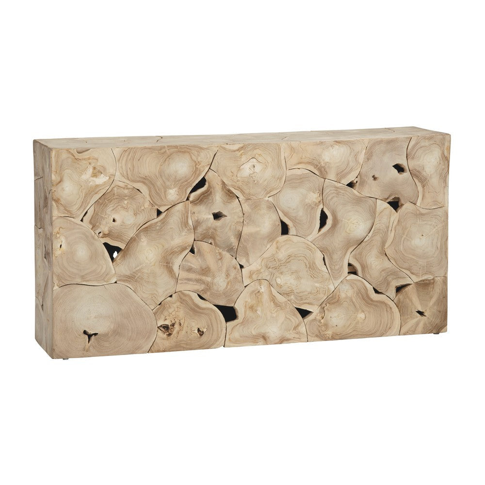 Crestview Tora Console Sofa Table | 60’’ Rectangular | Tan Brown CCL-CVFDR1244