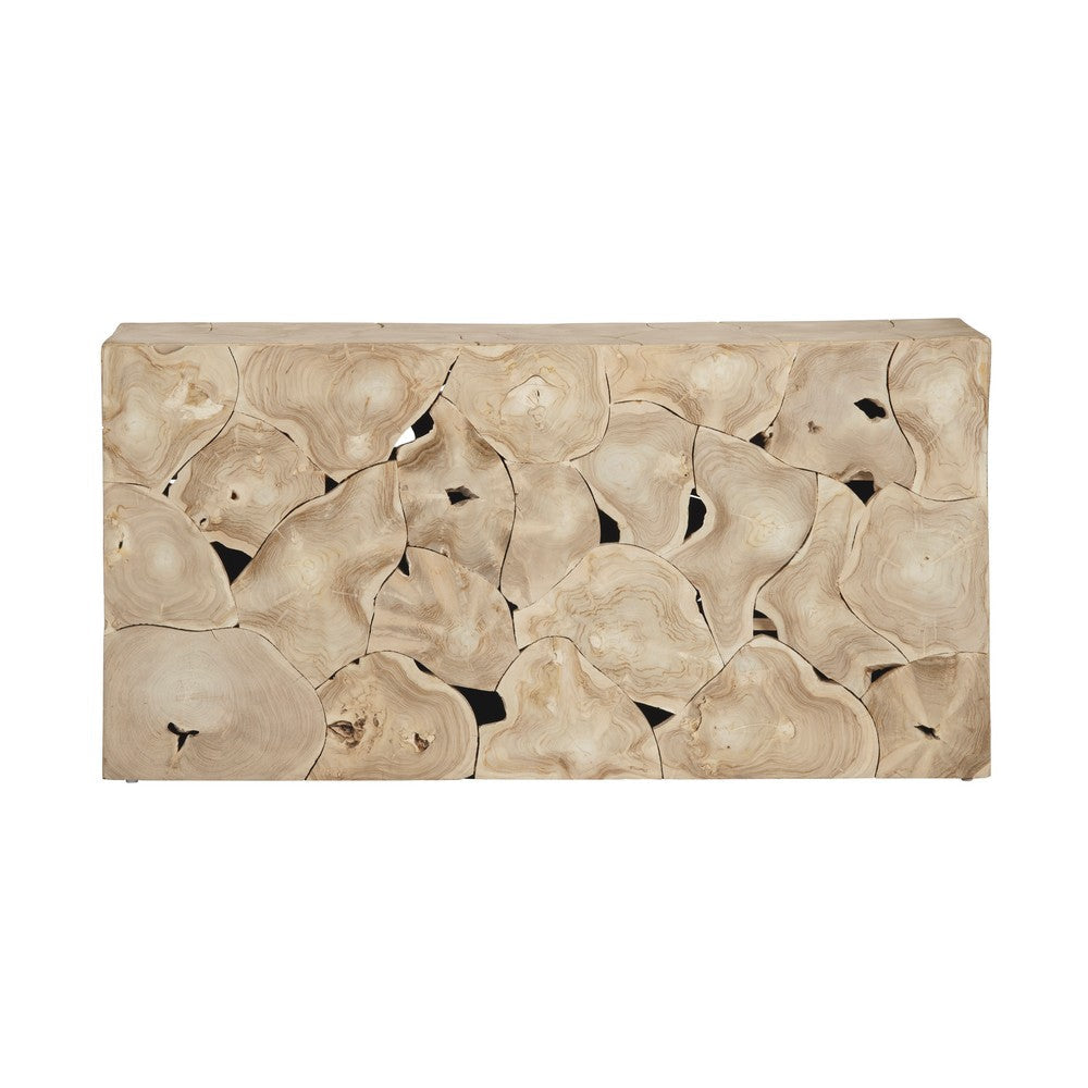 Crestview Tora Console Sofa Table | 60’’ Rectangular | Tan Brown CCL-CVFDR1244