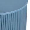 Crestview Simy Accent End Table | Round 18’’ | Vertical Fluting | Blue CCL-CVFDR1305