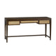Crestview Nabi Writing Desk | 3 Drawers w Cane Fronts | Brown | 60"