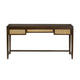 Crestview Nabi Writing Desk | 3 Drawers w Cane Fronts | Brown | 60’’ CCL-CVFDR1310
