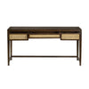 Crestview Nabi Writing Desk | 3 Drawers w Cane Fronts | Brown | 60’’ CCL-CVFDR1310