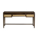 Crestview Nabi Writing Desk | 3 Drawers w Cane Fronts | Brown | 60’’ CCL-CVFDR1310