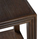 Crestview Diva Accent End w Shelf | 20’’ Square Top | Walnut Brown Wood CCL-CVFDR1314