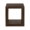 Crestview Diva Accent End w Shelf | 20’’ Square Top | Walnut Brown Wood CCL-CVFDR1314