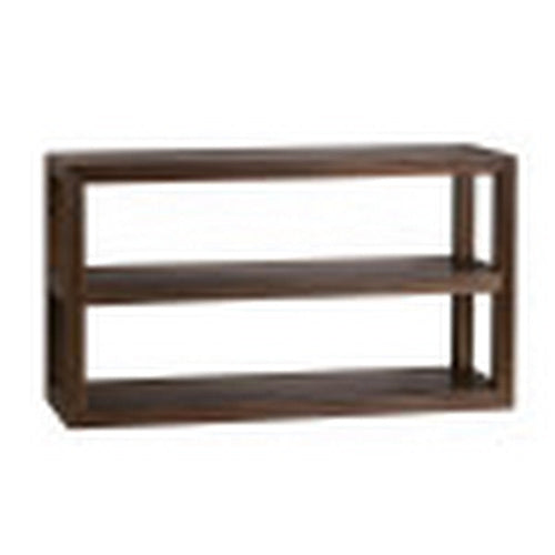 Crestview Diva Sofa Console Table | 2 Shelves | 58" Rectangular | Brown