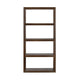 Crestview Diva Etagere Bookcase w 4 Shelves | 80’’ Rectangular | Brown CCL-CVFDR1316
