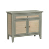 Crestview 36" Accent Cabinet | 2 Doors & 1 Drawer | Sage Green | Cane