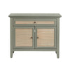 Crestview 36’’ Accent Cabinet | 2 Doors & 1 Drawer | Sage Green | Cane CCL-CVFDR1321