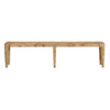 Crestview Geny Bench | Rectangular Shape | Rustic Brown Wood 75’’ CCL-CVFDR1325
