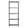 Crestview Ary 5 Tier Bookcase Etagere | Hand Turned Spindle Posts | Slate Blue CCL-CVFDR1342