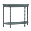 Crestview Ary Sofa Console Table | Spindle Legs | 40" Slate Blue