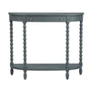 Crestview Ary Sofa Console Table | Spindle Legs | 40’’ Slate Blue CCL-CVFDR1343