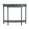 Crestview Ary Sofa Console Table | Spindle Legs | 40’’ Slate Blue CCL-CVFDR1343