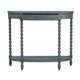 Crestview Ary Sofa Console Table | Spindle Legs | 40’’ Slate Blue CCL-CVFDR1343
