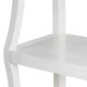 Crestview Tem 5 Tier Etagere Bookshelf | 28’’ Wide White Curved Frame CCL-CVFMR2301