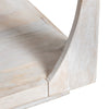 Kely Side End Table | 22’’ Square Top | Lower Storage | Tan Solid Wood CCL-CVFNR4215