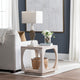 Kely Side End Table | 22" Square Top | Lower Storage | Tan Solid Wood