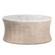 Crestview Dory Coffee Table | Tan Brown Wood & Jute Rope | 36’’ Round CCL-CVFNR4230