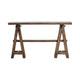 Leny Sofa Console Table | 60’’ Top | Stretcher Base | Solid Acacia Wood CCL-CVFNR424