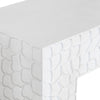 Crestview Mey Sofa Console Table | 80’’ White Mango Wood CCL-CVFNR4255
