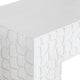 Crestview Mey Sofa Console Table | 80’’ White Mango Wood CCL-CVFNR4255
