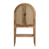 Crestview Casy Bar Cabinet | Brown Mango Wood | Rattan Woven 2 Arch Doors CCL-CVFNR4380