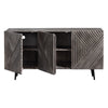 Crestview Oery Sideboard Credenza | 3 Gray Geometric Doors | 58’’ CCL-CVFNR4401