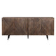 Crestview Oery Sideboard Credenza | 4 Brown Geometric Doors | 69’’ CCL-CVFNR4402