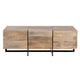 Crestview Bryn Coffee Table | 52’’ Brown Mango Wood | Black Metal CCL-CVFNR4406