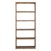 Crestview Apy Etagere Bookcase w 5 Fixed Shelves | Arched Sides | Brown CCL-CVFNR4412