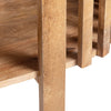 Crestview Sez Sofa Console Table | 68’’ | 2 Fixed Shelves | Brown Wood CCL-CVFNR4505