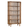 Crestview Sez Etagere Bookcase w 5 Fixed Shelves | Brown Mango Wood CCL-CVFNR4506