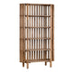 Crestview Sez Etagere Bookcase w 5 Fixed Shelves | Brown Mango Wood CCL-CVFNR4506