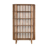 Crestview Sez Etagere Bookcase w 5 Fixed Shelves | Brown Mango Wood CCL-CVFNR4506