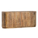 Crestview Gery Media Credenza Sideboard | 4 Scalloped Doors | 76’’ Brown CCL-CVFNR4516