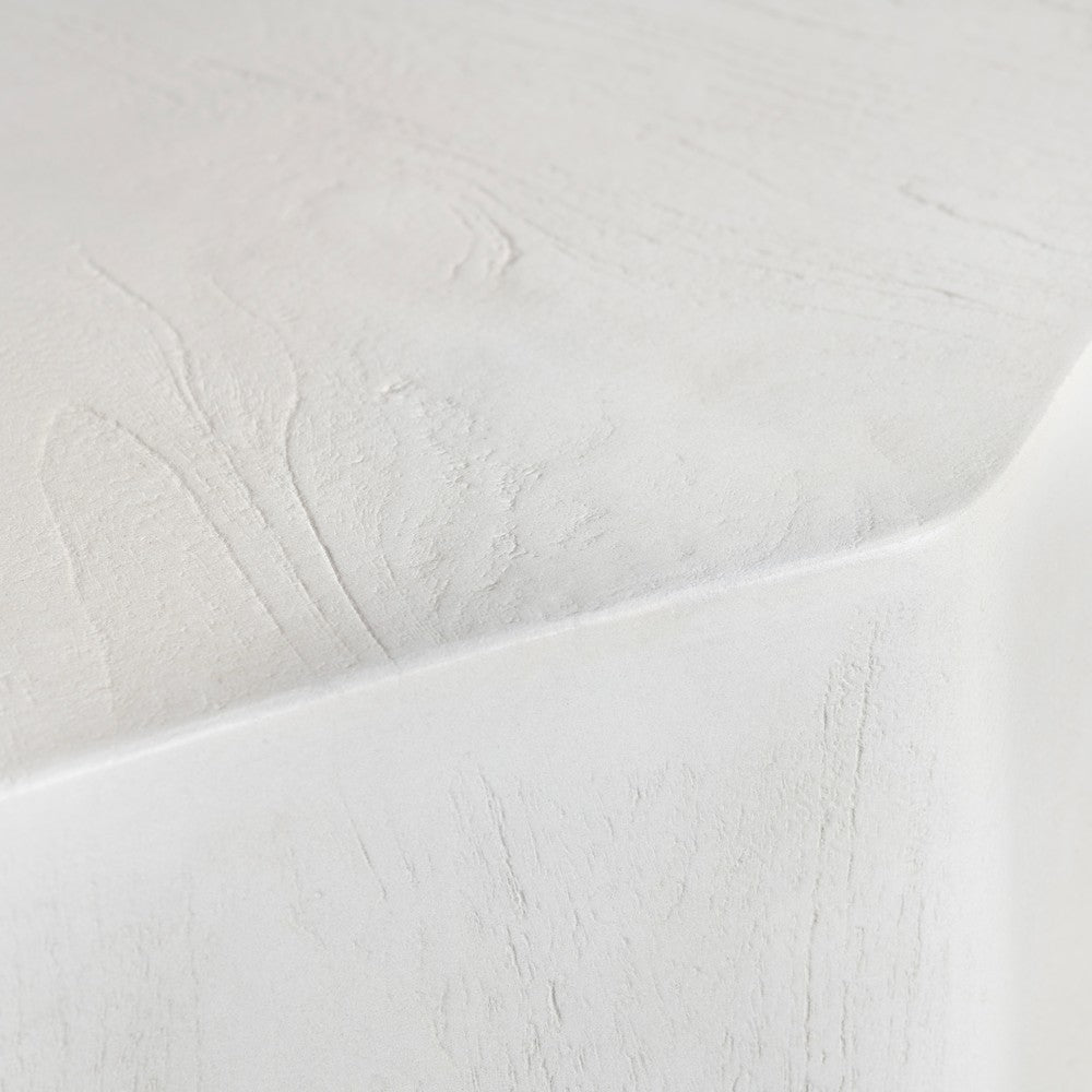 Crestview Kesy Coffee Table | 40’’ Geometric | White Mango Wood CCL-CVFNR4517