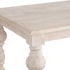Crestview Hary Classic Dining Table | 84’’ Top | Turned Legs | Whitewash CCL-CVFNR4536