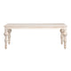 Crestview Hary Classic Dining Table | 84’’ Top | Turned Legs | Whitewash CCL-CVFNR4536