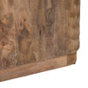 Crestview Gery Coffee Table | Hand Carved 50" Rectangular Top | Brown