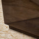Crestview Cus Coffee Table | 38" Square | Brown Gray Angular Panels