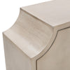 Crestview Media Credenza Sideboard | 4 Doors Concave Edges | 80" Cream